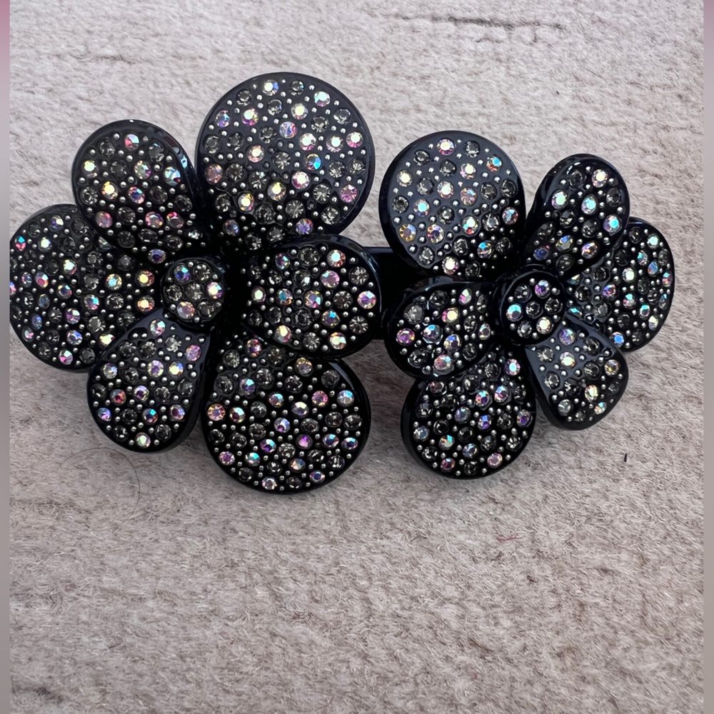 Beautiful hand made hair clips with bling